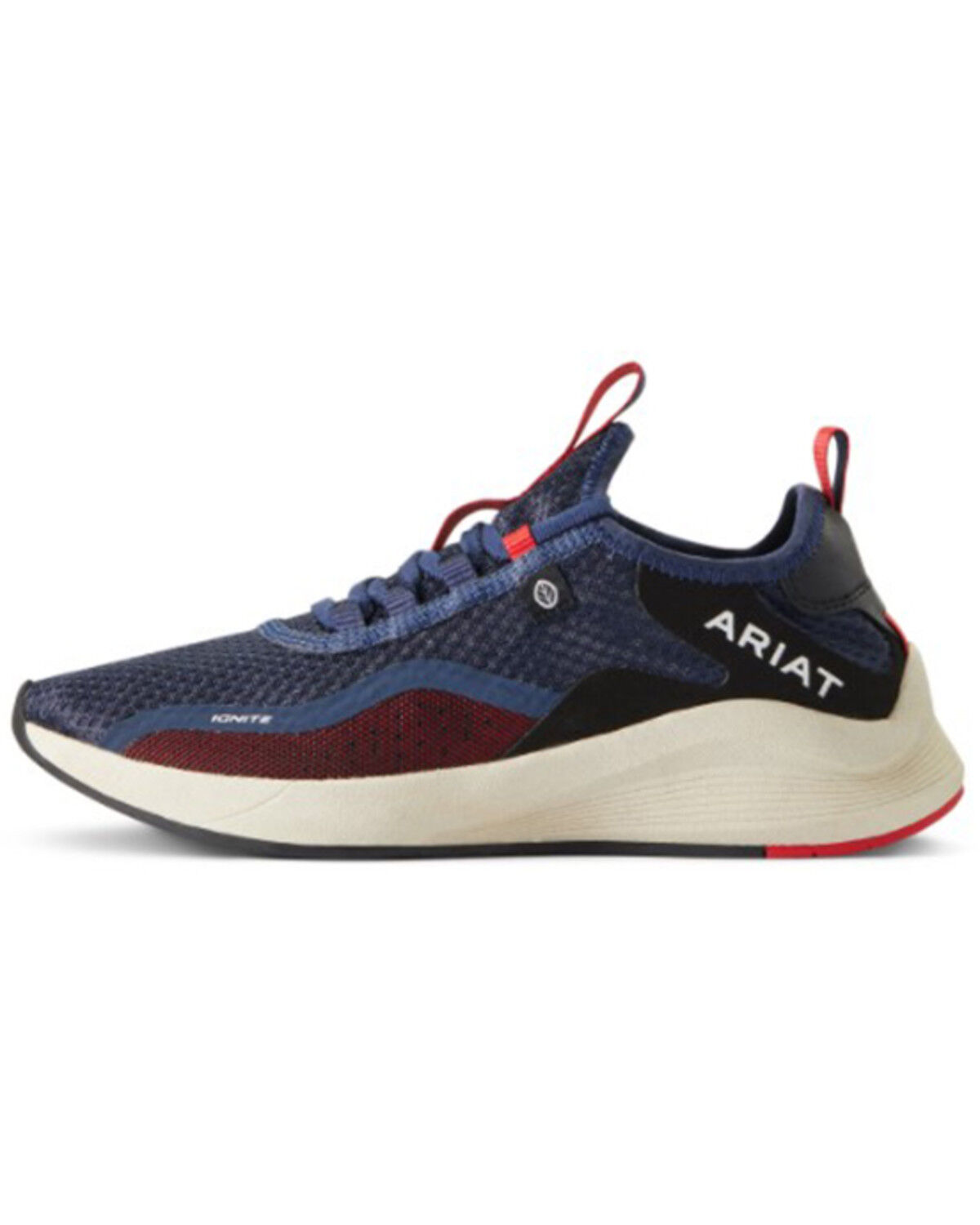Image #2 - Ariat Women's Ignite Eco Team FLX Foam Casual Lace-Up Sneaker - Round Toe, Navy, hi-res