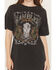 Image #3 - Rock & Roll Denim Women's Boot Barn Exclusive Steer Head Rambler Short Sleeve T-Shirt Dress, Black, hi-res