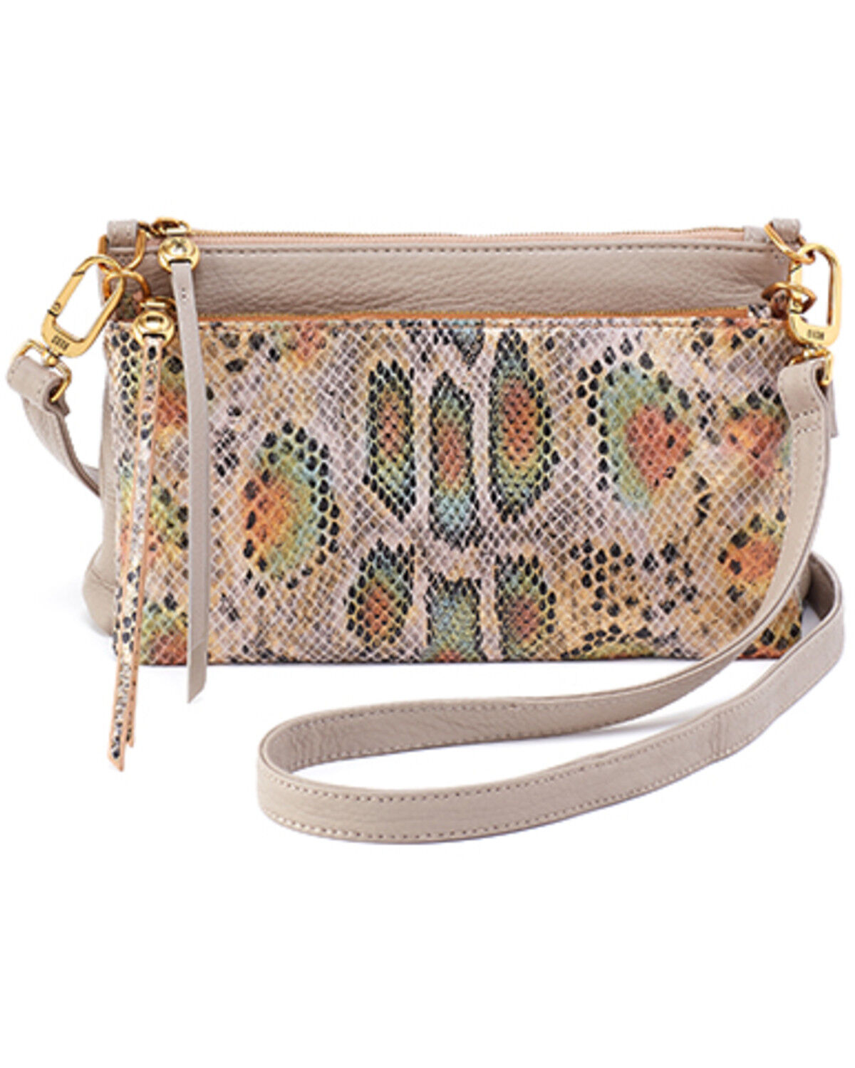 Image #1 - Hobo Women's Darcy Double Crossbody Bag, Taupe, hi-res