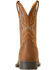 Image #3 - Ariat Boys' Hybrid Rancher Western Boots - Broad Square Toe , Brown, hi-res