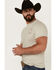 Image #3 - Cowboy Hardware Men's Cowboy To The Core Short Sleeve Graphic T-Shirt, Sand, hi-res