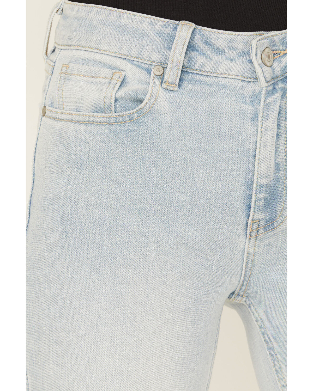 Image #2 - Shyanne Women's Celeste Light Wash High Rise Bootcut Comfort Stretch Denim Jeans, Light Wash, hi-res