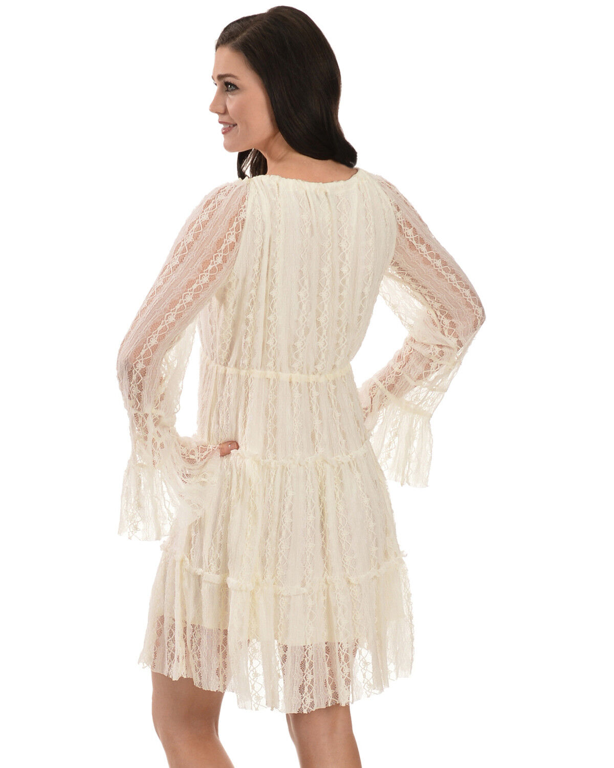 Image #3 - Scully Women's Lace Long Sleeve Mini Dress, , hi-res