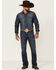 Cody James Men's Dark Wash King Fisher Stretch Slim Bootcut Jeans , Blue, hi-res