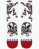 Image #2 - Stance Men's Skeleton Crew Socks, White, hi-res