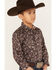 Image #2 - Avalon Boys' Paisley Print Long Sleeve Snap Western Shirt, , hi-res