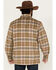Image #4 - Wrangler Men's Plaid Print Quilted Jacket, Olive, hi-res
