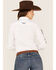 Ariat Women's R.E.A.L. Team Kirby Logo Long Sleeve Button Down Stretch Shirt, White, hi-res