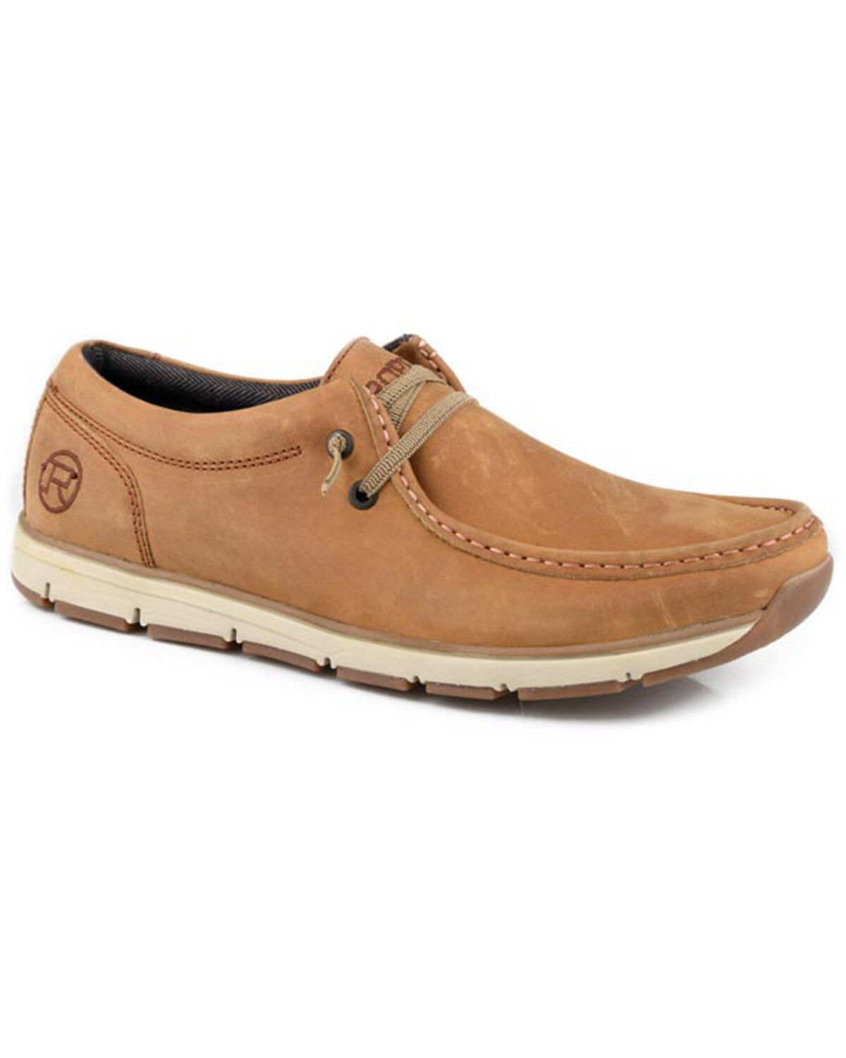 Image #1 - Roper Men's Lloyd Casual Shoes - Moc Toe, Tan, hi-res