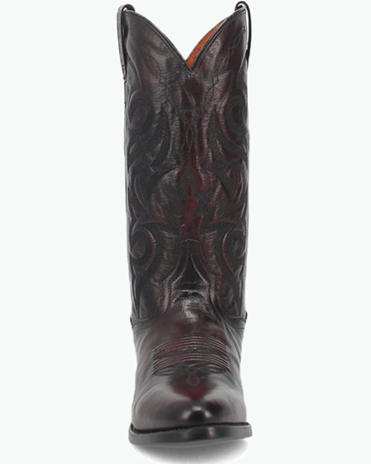 Image #8 - Dan Post Men's Mignon Western Boots - Round Toe, Black Cherry, hi-res