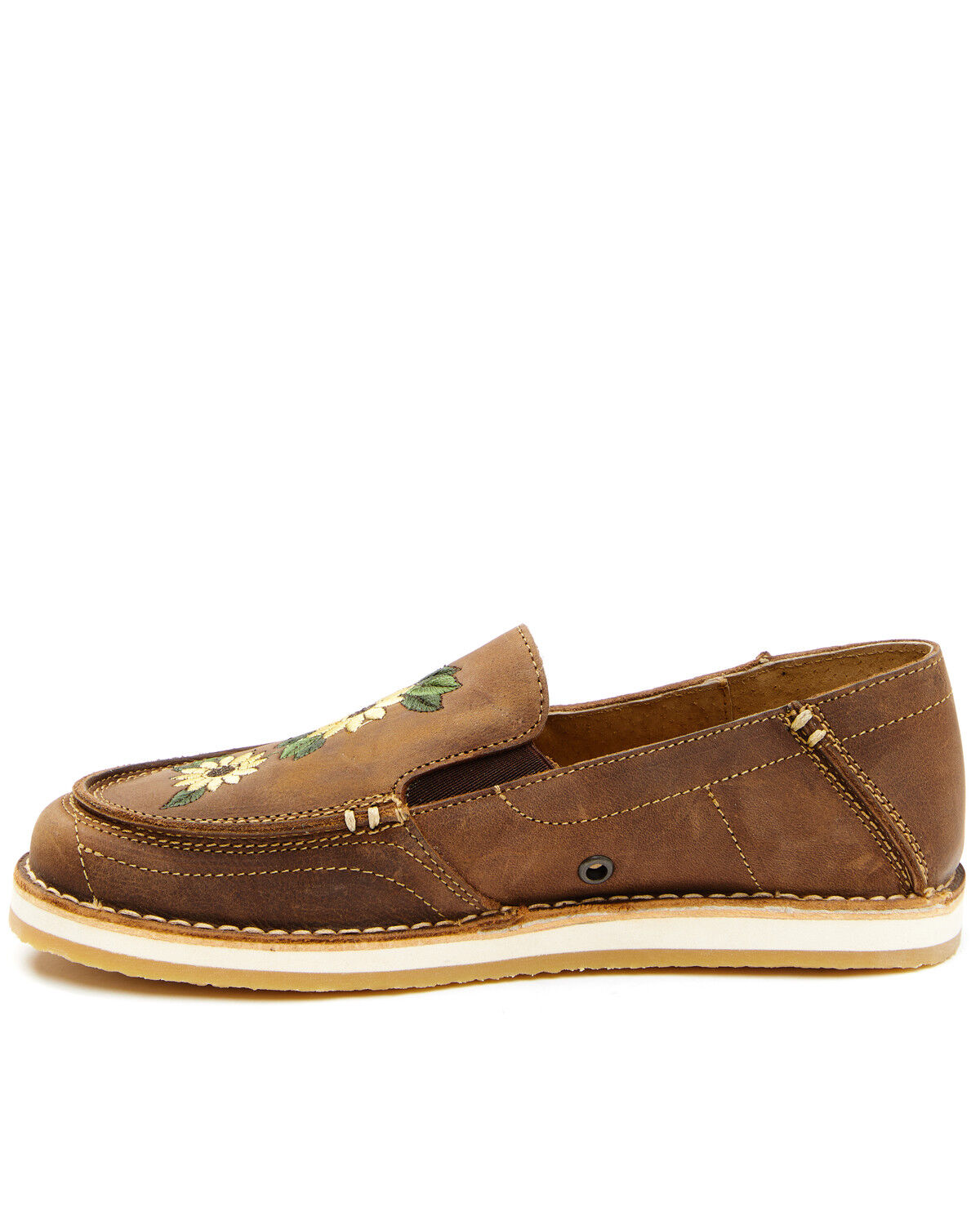 Image #3 - RANK 45® Women's Sunflower Slip-On Shoes - Moc Toe, , hi-res