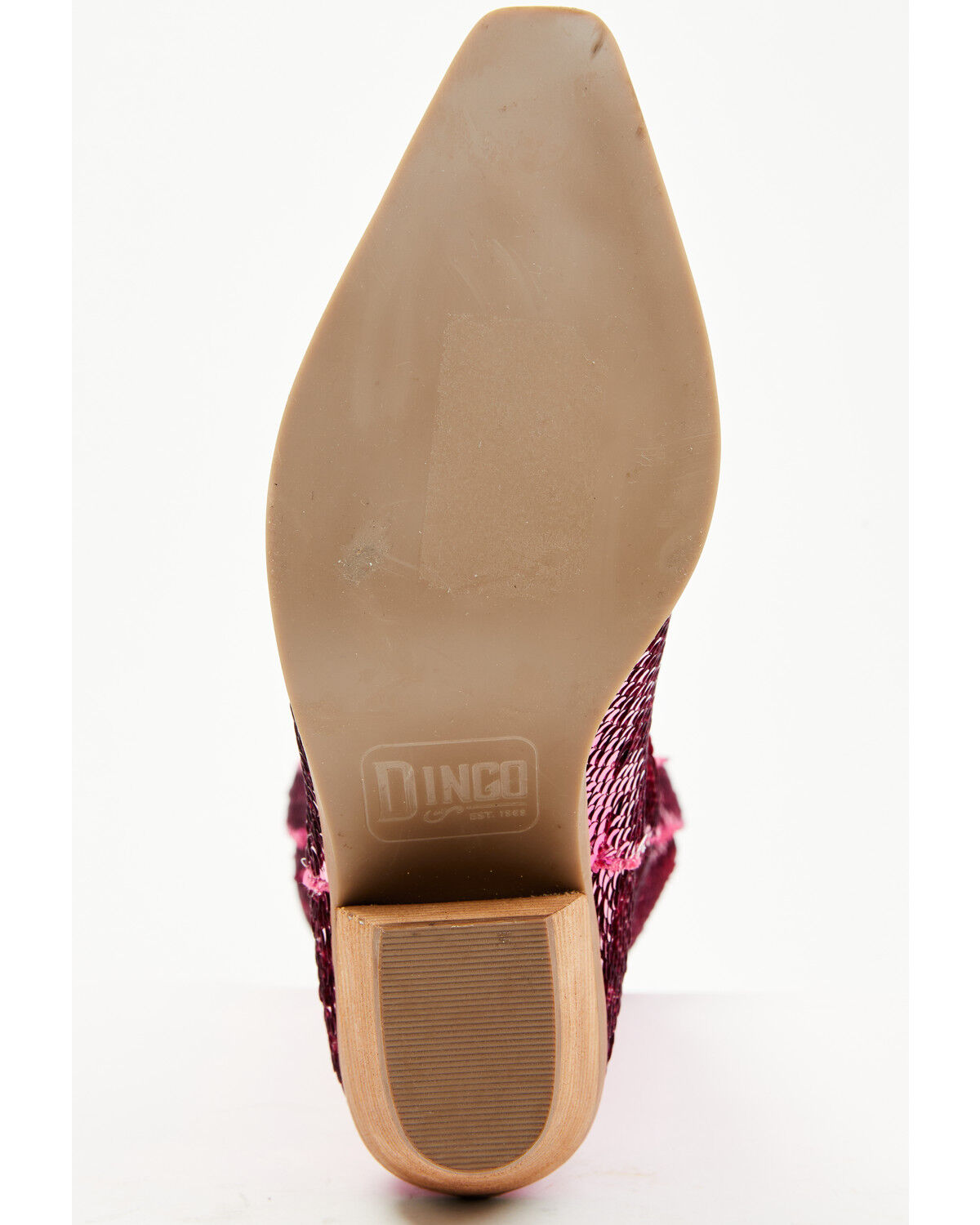 Image #7 - Dingo Women's Sequin Dance Hall Queen Tall Western Boots - Snip Toe, Fuchsia, hi-res