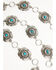 Image #3 - Shyanne Women's Southwestern Floral Medallion Chain Concho Belt, Silver, hi-res