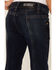 Rock & Roll Denim Girls' Dark Front Seamed Twill Trousers , Blue, hi-res