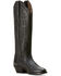 Image #1 - Ariat Women's Heritage Tall Western Boots - Round Toe, Black, hi-res
