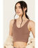 Image #2 - By Together Women's Seamless V Neck Tank Top, , hi-res