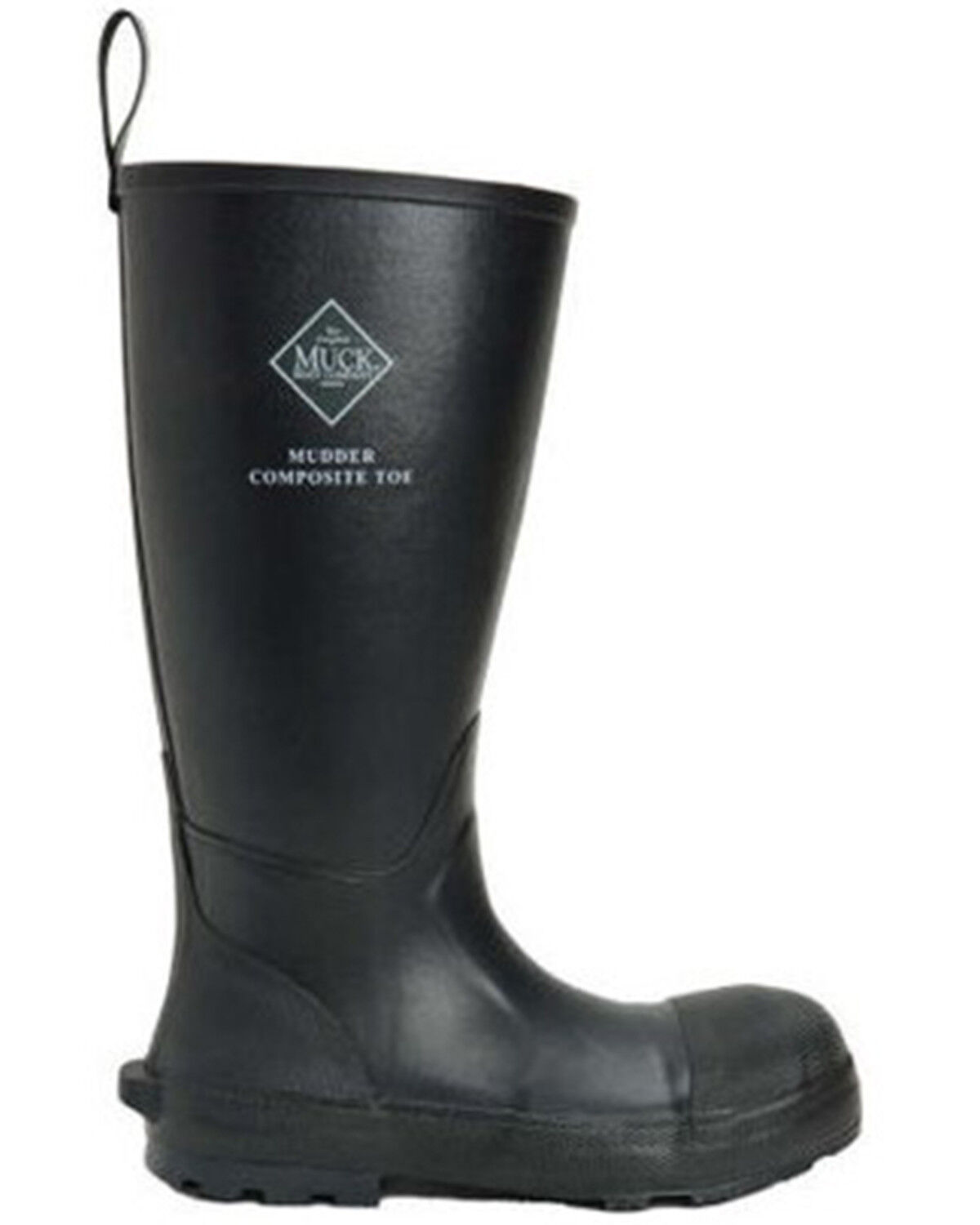 Image #2 - Muck Boots Men's Mudder Waterproof Work Boots - Composite Toe, Black, hi-res