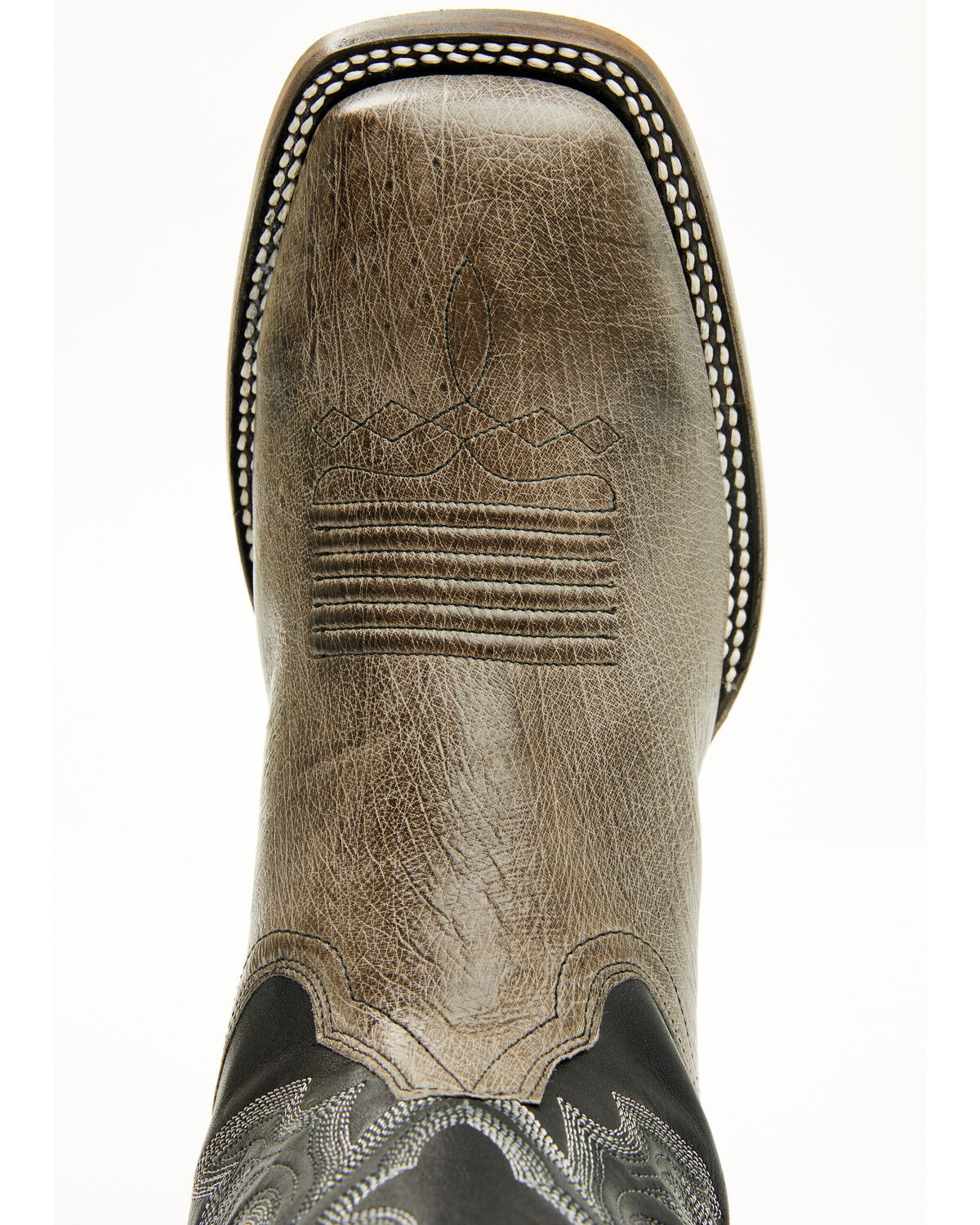 Image #6 - Cody James Men's Exotic Ostrich Belly Western Boots - Broad Square Toe, Grey, hi-res
