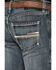 Image #4 - Rock & Roll Denim Men's Medium Wash Pistol Bootcut Stretch Denim Jeans, Medium Wash, hi-res