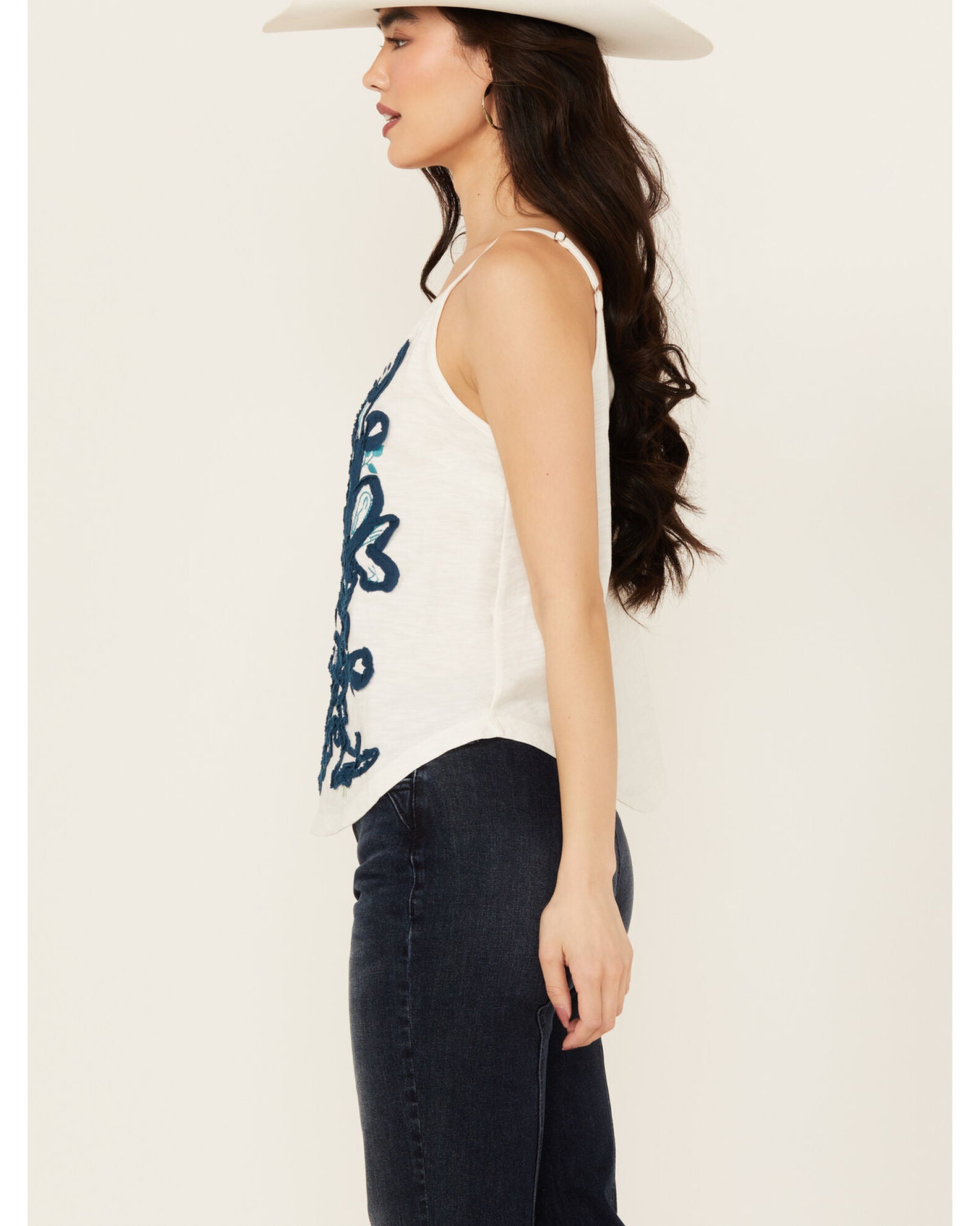 Product Name: Shyanne Women's Floral Embroidered Tank