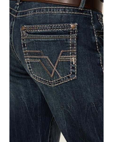 Rock 47 By Wrangler Men's Cash Medium Wash Stretch Slim Bootcut Jeans |  Sheplers
