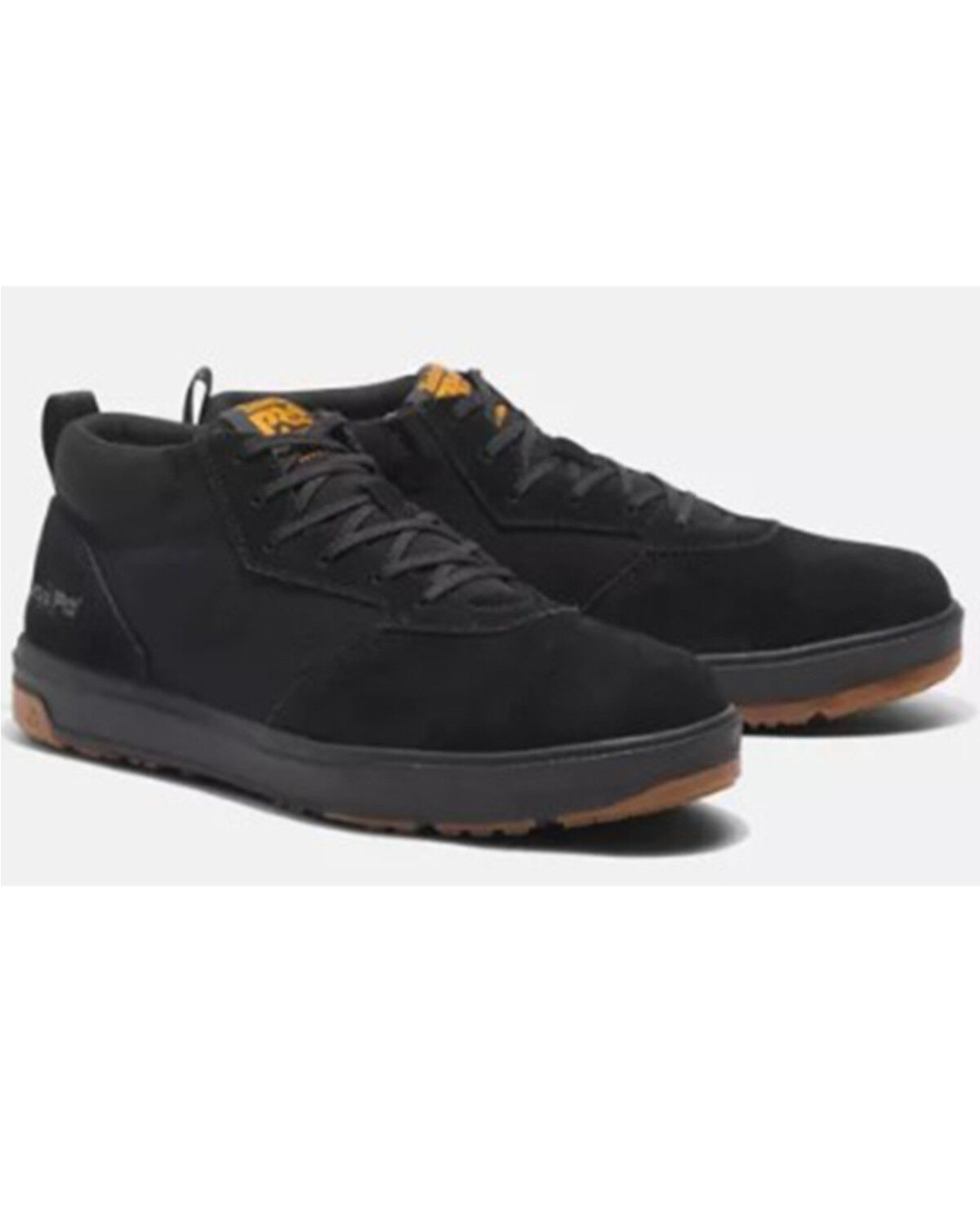 Image #1 - Timberland PRO Men's Berkley Chukka Work Shoes - Composite Toe, Black/brown, hi-res