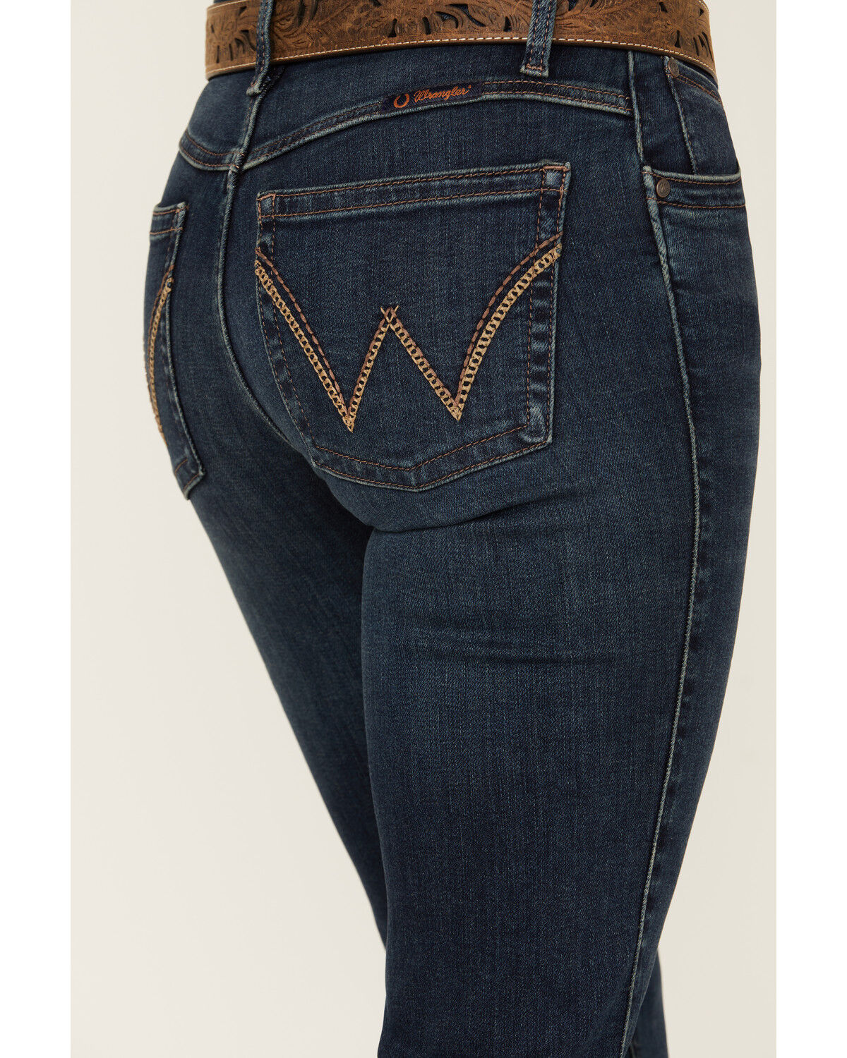 Image #4 - Wrangler Women's Q-Baby Medium Wash Mid Rise Ultimate Riding Bootcut Jeans, Medium Wash, hi-res