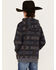 Ariat Boys' Southwestern Print Hooded Sweatshirt, Blue, hi-res