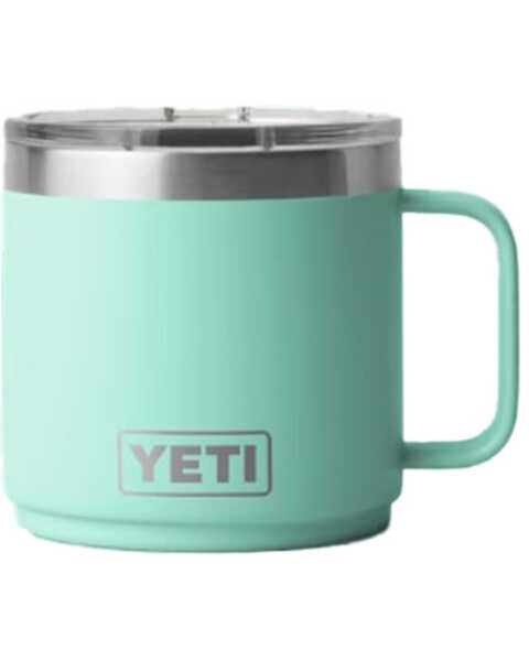 Image #1 - Yeti Rambler® 14oz Stackable Mug with MagSlider™ Lid , Seafoam, hi-res
