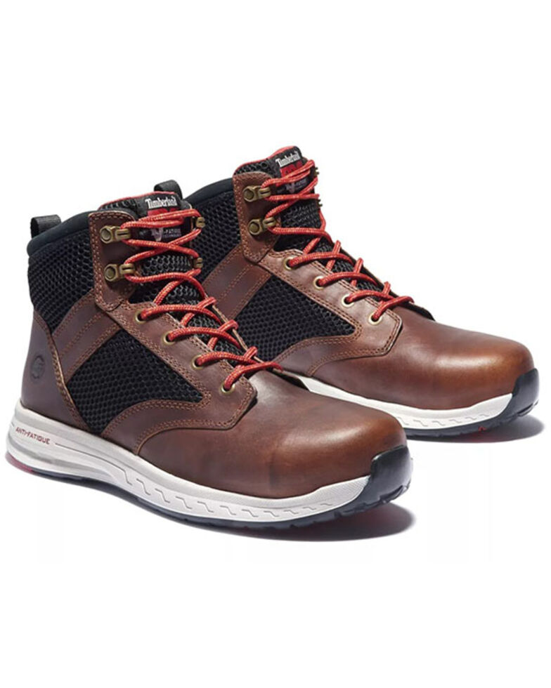 Timberland Pro Men's Drivetrain Work Boots - Composite Toe, Brown, hi-res