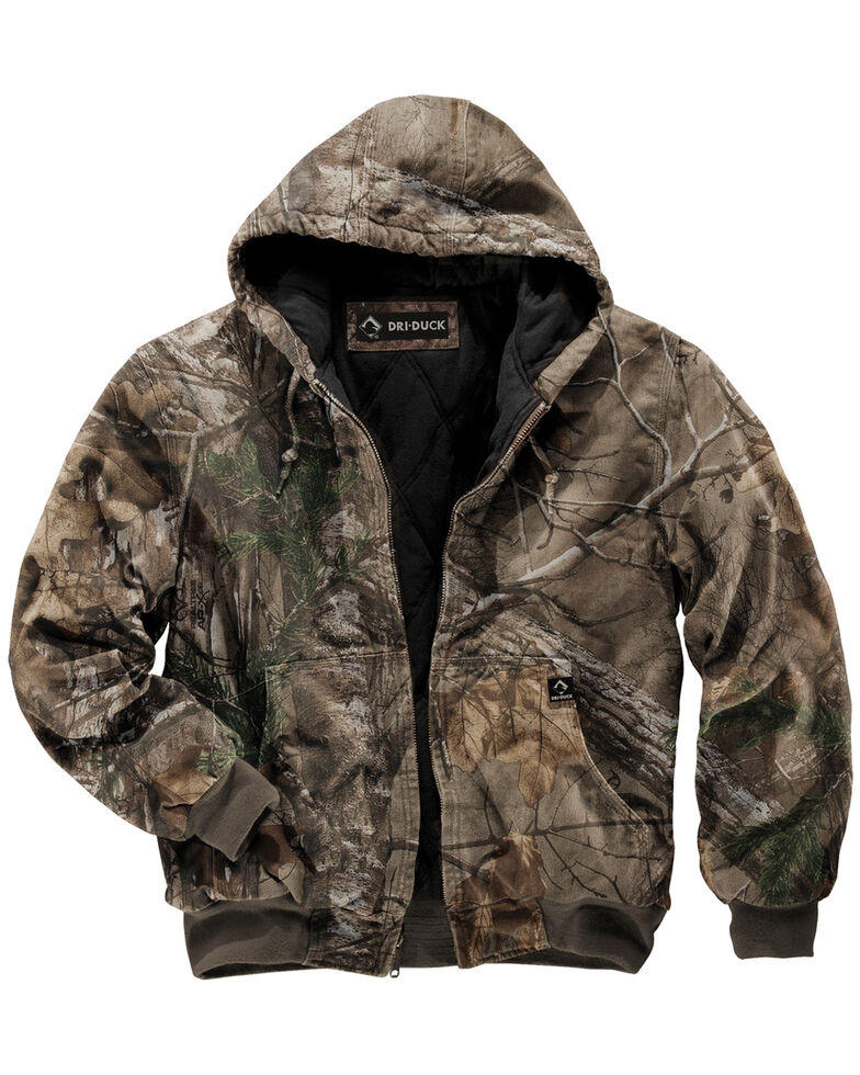 Dri Duck Men's Cheyenne Realtree Xtra Camo Hooded Work Jacket - Extra Big (3XL - 4XL), Camouflage, hi-res