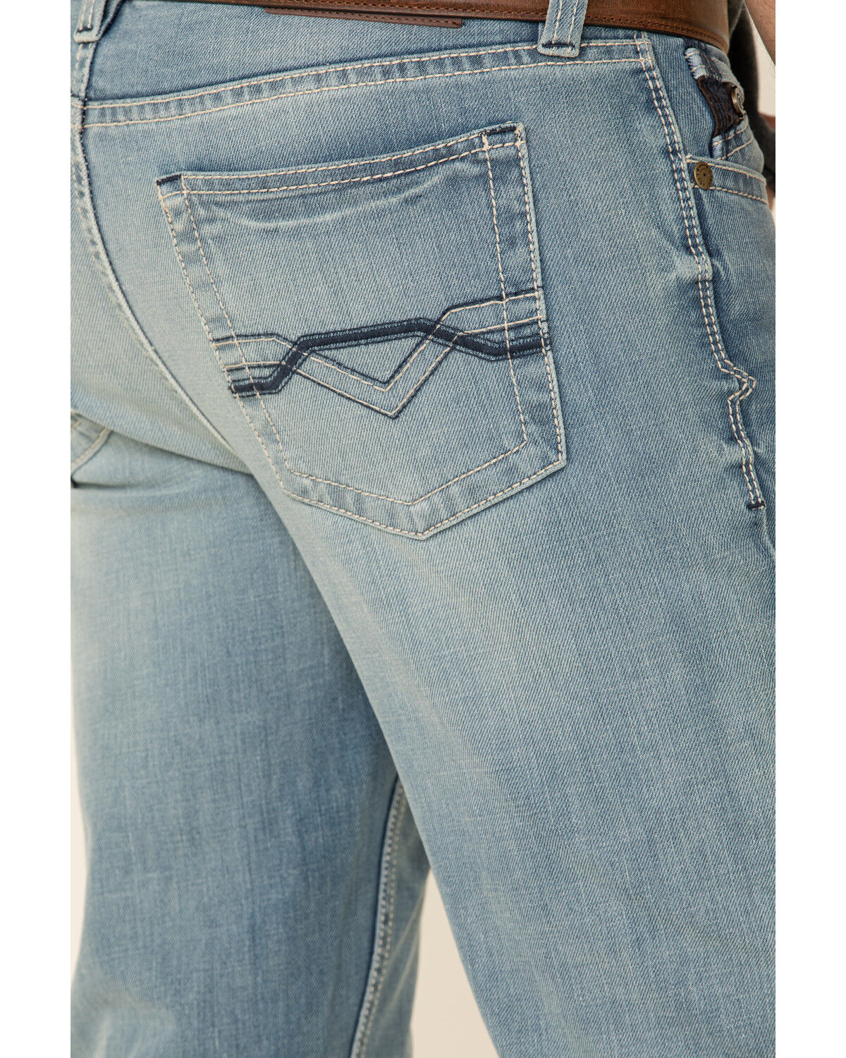 Image #4 - Cody James Core Men's Crupper Light Wash Performance Stretch Slim Bootcut Jeans, , hi-res