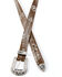 Image #2 - Shyanne Women's Croc Print Bling Arrow Belt, Brown, hi-res