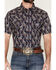 Image #3 - Cody James Men's Easy Livin' Paisley Print Short Sleeve Snap Western Shirt, Navy, hi-res