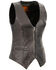 Image #1 - Milwaukee Leather Women's Black Lightweight Front Zipper Conceal Carry Vest - 3X , Black, hi-res