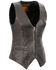 Image #1 - Milwaukee Leather Women's Black Lightweight Front Zipper Conceal Carry Vest - 3X, Black, hi-res