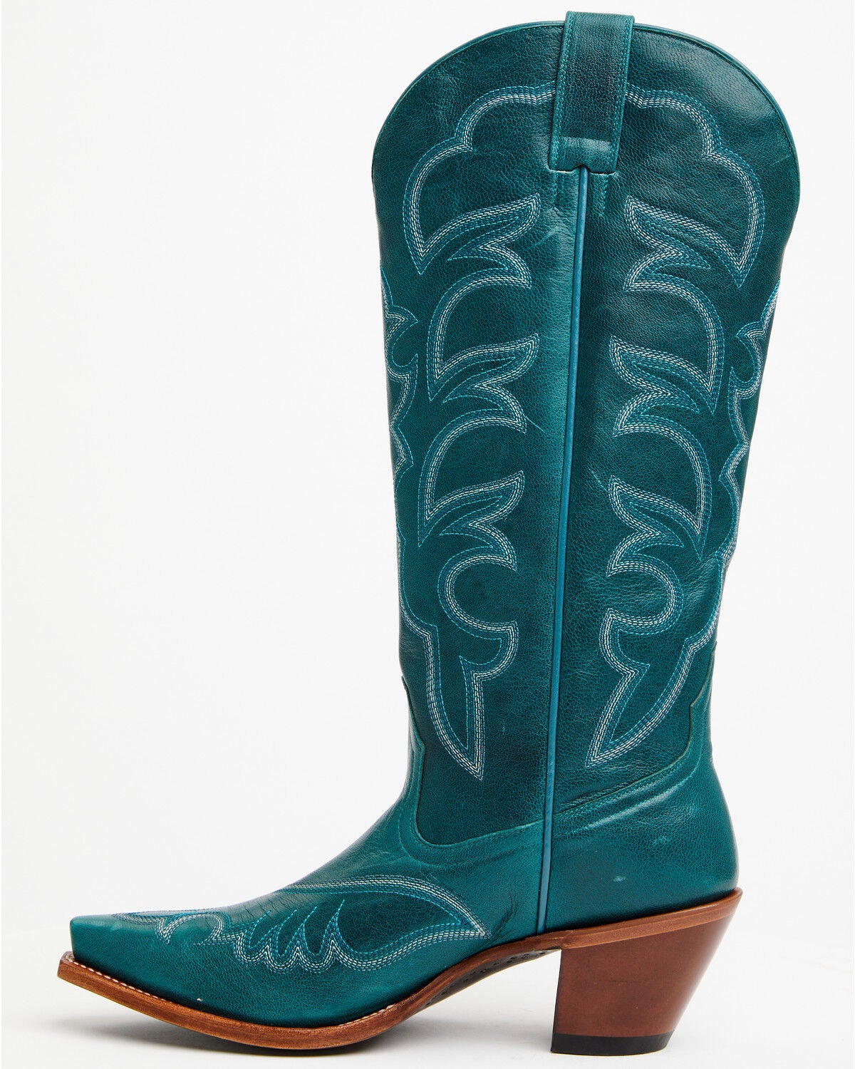 Image #3 - Shyanne Women's High Desert Tall Western Boots - Snip Toe, Teal, hi-res