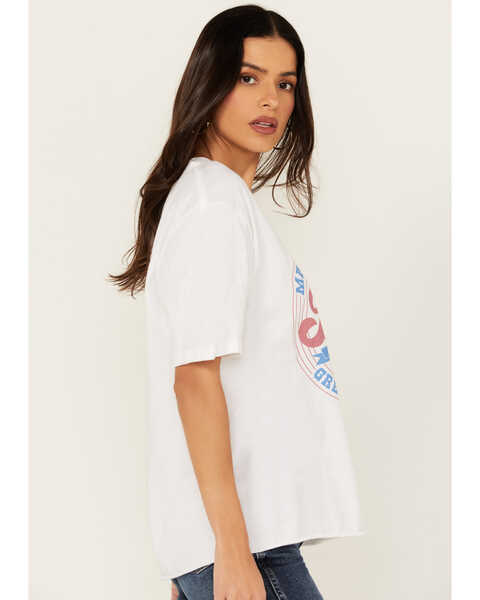 Image #2 - Bohemian Cowgirl Women's Dolly 4 Pres Short Sleeve Graphic Tee, White, hi-res