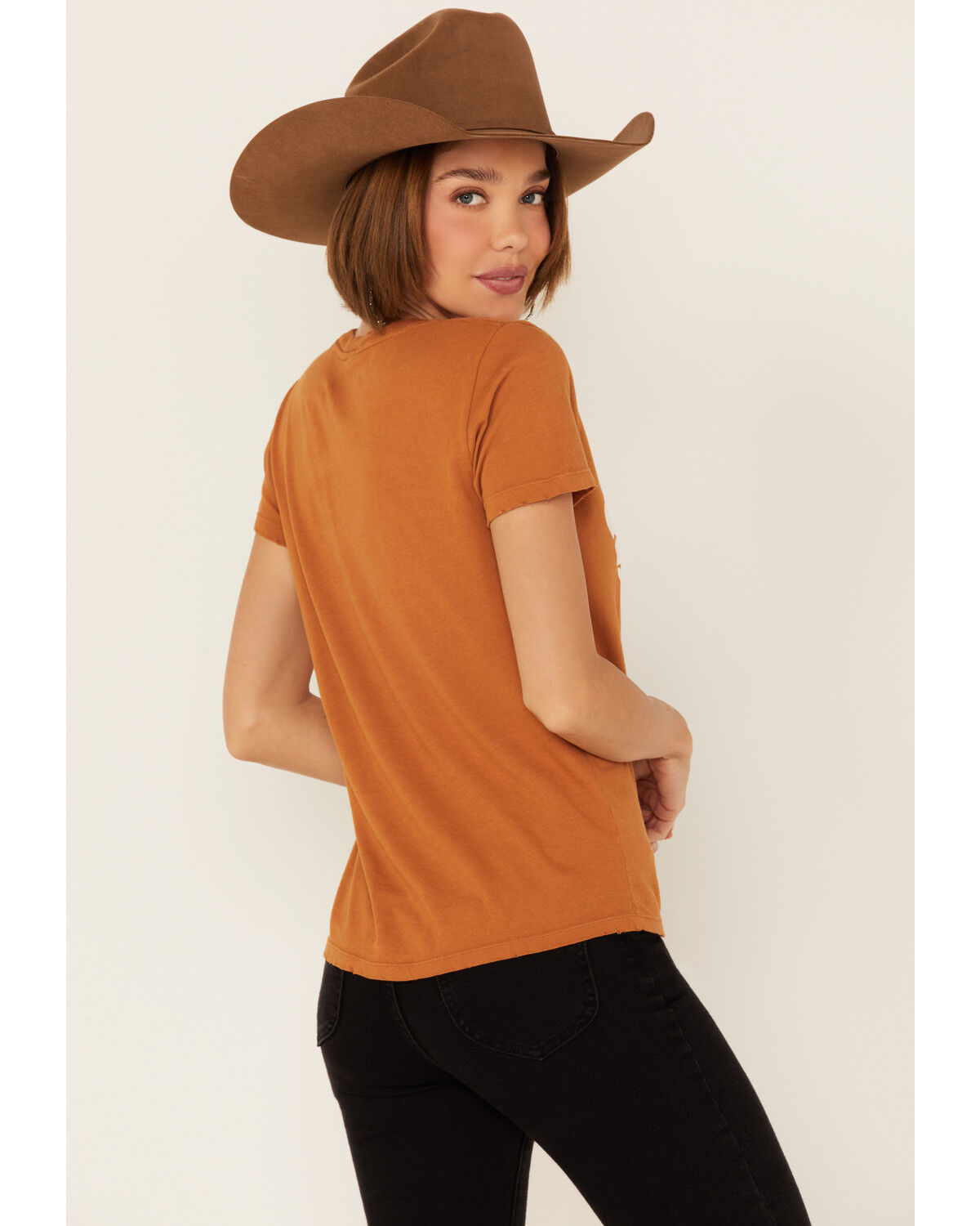 Image #4 - Bandit Women's Roam Sweet Roam Graphic Short Sleeve Tee, Cognac, hi-res