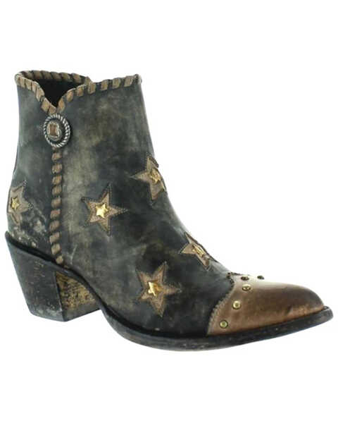 Old Gringo Women's Glamis Patriotic Western Boots - Pointed Toe , Beige, hi-res