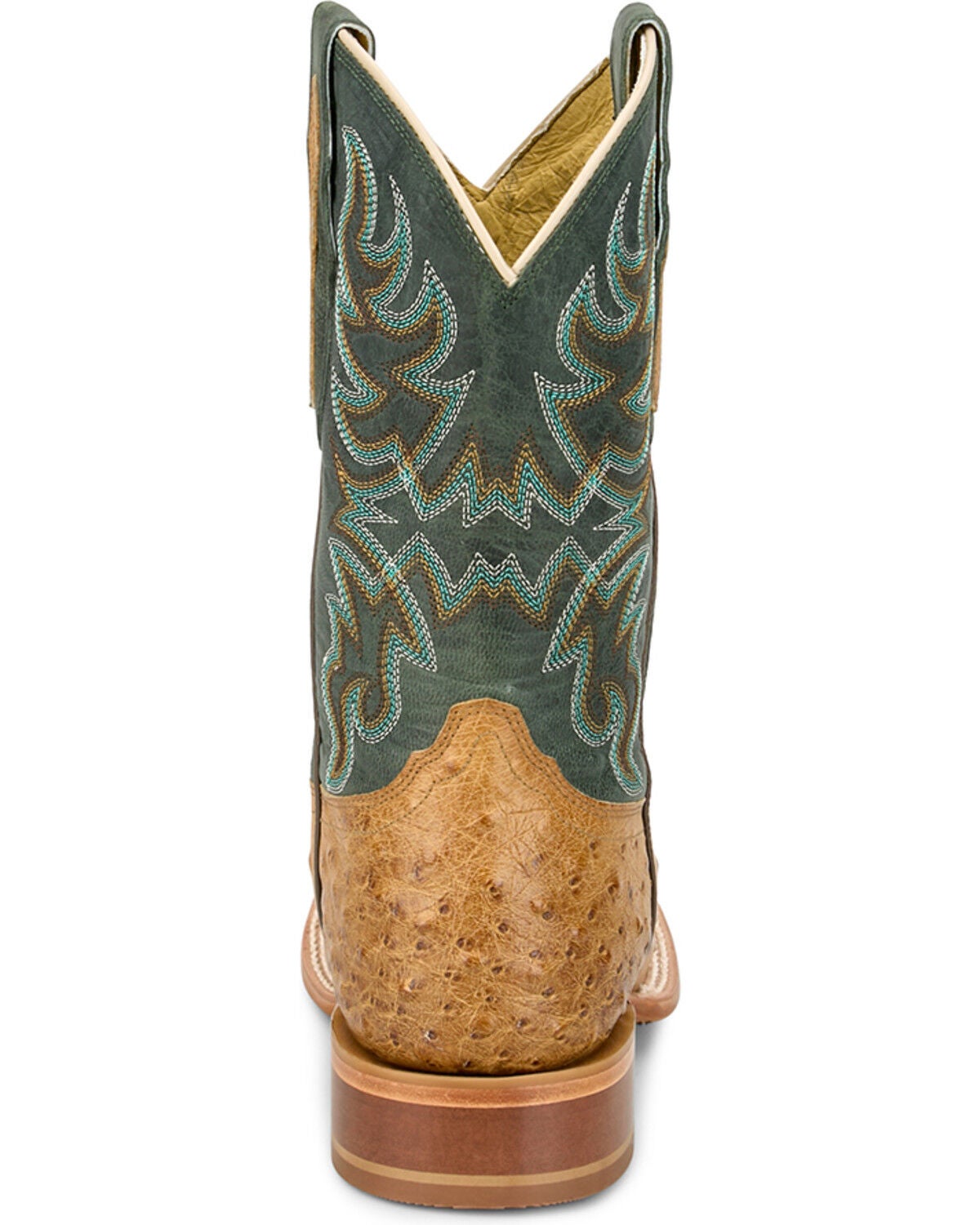 Image #5 - Tony Lama Men's Blaine Exotic Ostrich Western Boots - Broad Square Toe, Brown, hi-res