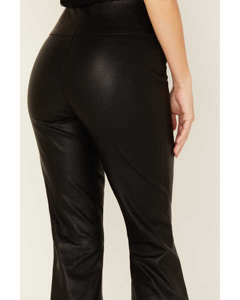 Image #4 - Idyllwind Women's Lindsay Leather Flare Pants, Black, hi-res