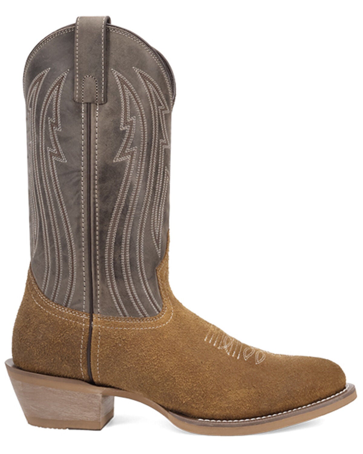 Image #2 - Laredo Men's Mav Roughout Performance Western Boots - Round Toe, Tan, hi-res