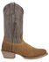 Image #2 - Laredo Men's Mav Roughout Performance Western Boots - Round Toe, Tan, hi-res