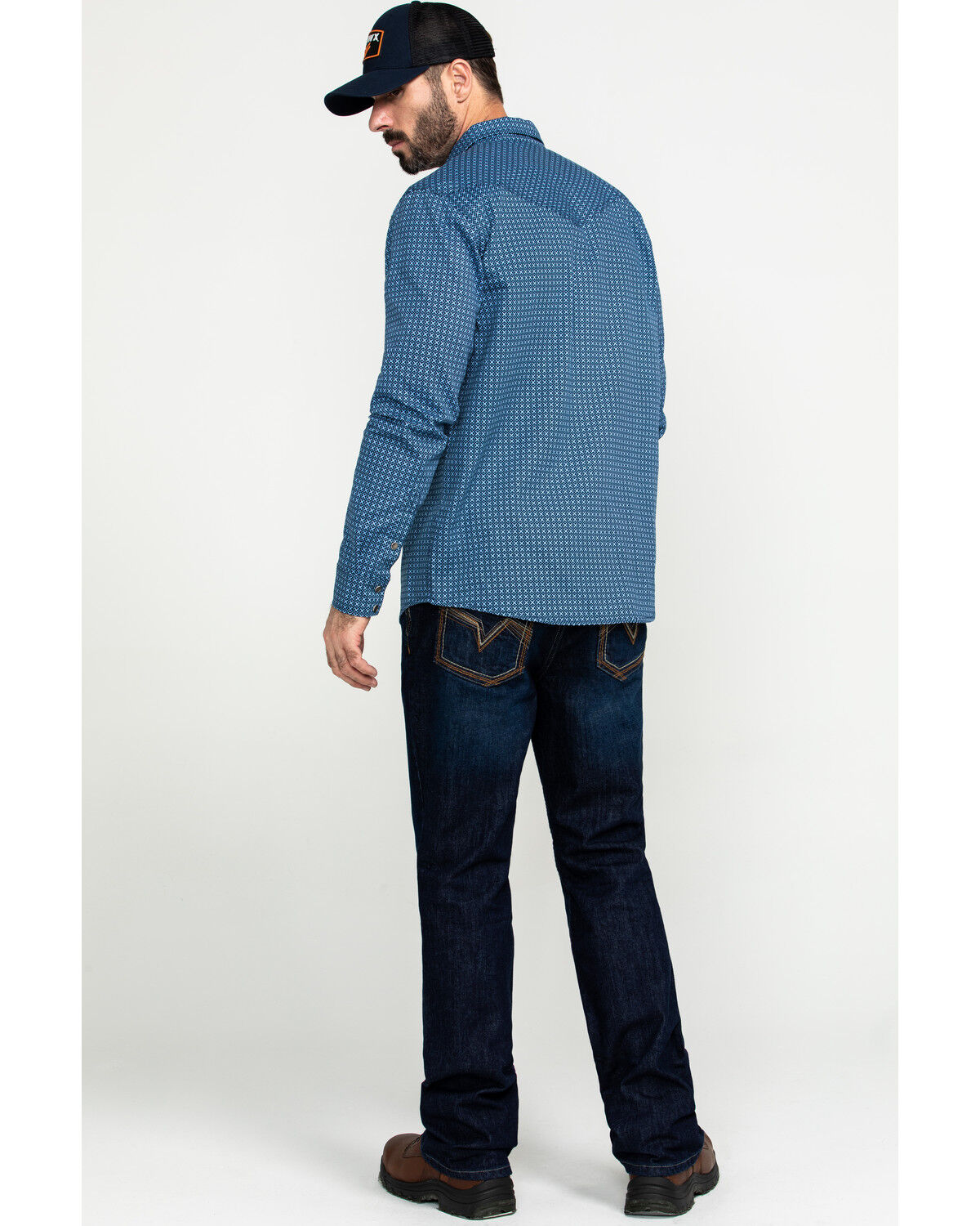 Image #5 - Cody James Men's FR Millikin Dark Slim Bootcut Work Jeans, Indigo, hi-res