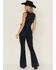 Image #4 - Show Me Your Mumu Women's Jacksonville Dark Wash Denim Jumpsuit, Dark Wash, hi-res