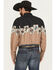 Image #4 - Panhandle Slim Men's Cards Border Long Sleeve Snap Western Shirt, Tan, hi-res