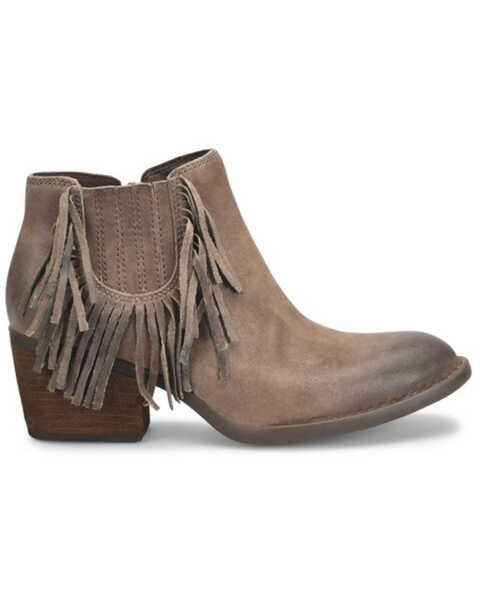 Born Women's Danni Taupe Fashion Booties - Round Toe, Taupe, hi-res