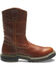 Image #3 - Wolverine Men's Raider Wellington Work Boots - Round Toe, Brown, hi-res