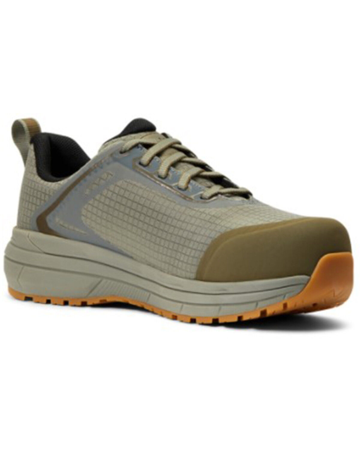 Image #1 - Ariat Women's Outpace Lace-Up Work Sneaker - Composite Toe, Green, hi-res